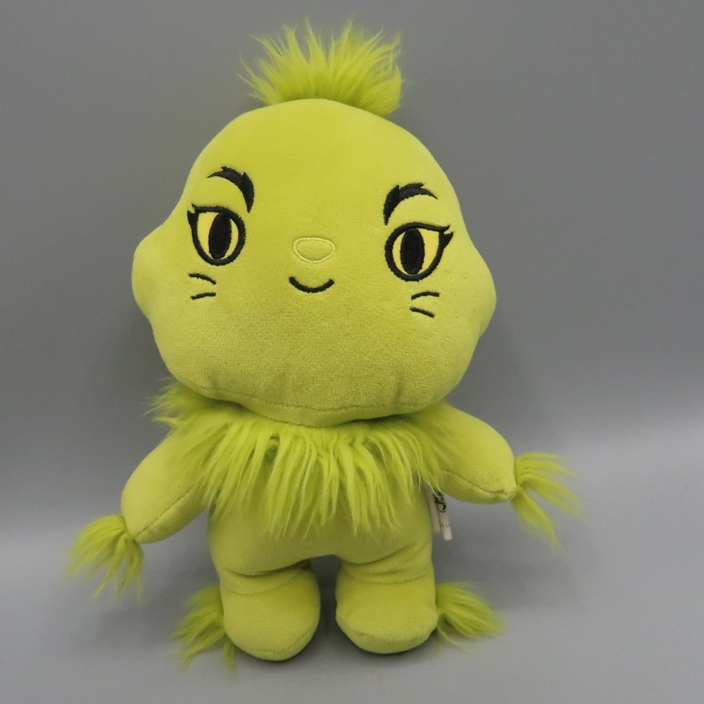Universal Studio Dr. Seuss Baby Grinch‎ 8.5" Plush Green Christmas Stuffed Toy